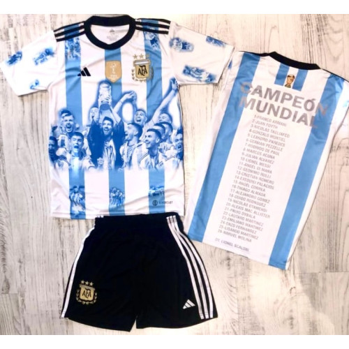8042 Детски футболен комплект Argentina CAMPEON MUNDIAL 2022
